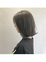 ジーナ 池袋(Zina)&nbsp;【Zina　池袋】イメチェン毛先パーマ耳かけ×フォギーベージュ