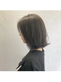 【Zina 池袋】イメチェン毛先パーマ耳かけ×フォギーベージュ