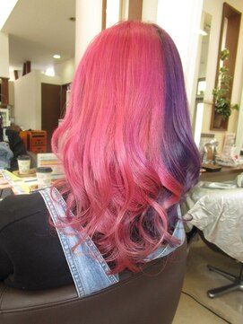 コアフィールフィス(COIFFURE fils) 【見附・今町】#ピンク#ボルドー#ツートーンカラー