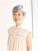 【えがお美容室】60代に人気◎素敵なふんわりショートヘア