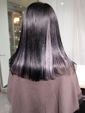 ロリム(RorriM) インナーカラー シルバーラベンダー ダブルカラー