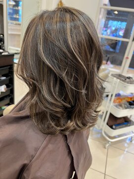 ヴィーヴォ 天六店(VIVO) 【VIVO】神田康之 ハイライトカラー 外国人風 透明感グレージュ