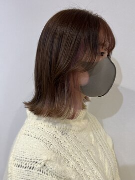 ミレバイジェニー (mirae by geny) タッセルカットとインナーカラー　RINO