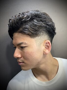 ヒロギンザ 新橋銀座口店(HIRO GINZA) かきあげ風ビジネスパーマ