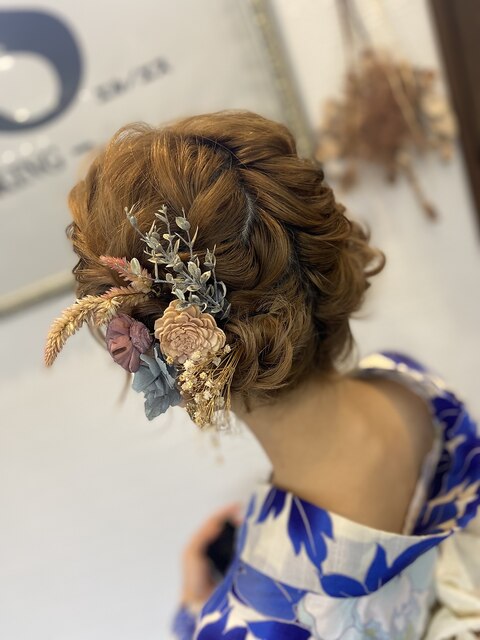 浴衣ヘアアレンジ