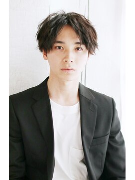 ミラー プラス エヌ(MIRROR+n) 20代30代40代　大人・黒髪×ツイストパーマ【宝塚】＃842