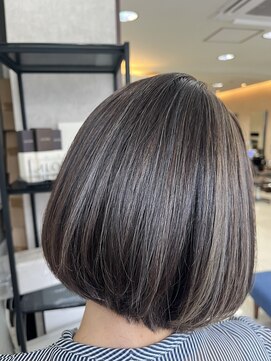 プライズ 池袋店(prize) 30.40代白髪ぼかしハイライトグレーベージュからー