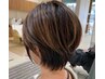 人気NO1カット+カラー+ハイライト(トップのみ)¥15,510~→¥11,960