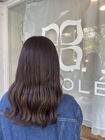 クララジャパン セタ(CLALA JAPAN Seta) 暖色ベージュカラー×ウェーブ巻き