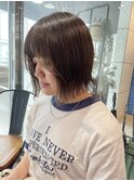 立川でできるぱつっと切りっぱなしボブ【戸田雅子】