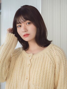 ガーデンヨコハマエスト(GARDEN YOKOHAMA est) レイヤーミディアム似合わせカットイメチェンフルバング