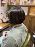 ハイライト＋ひし形ボブ