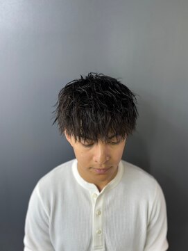 グリーディーフォックス 三軒茶屋(GreedyFOX) 三軒茶屋波巻き/マッシュパーマ/ウルフ/ハイライト<理容室>