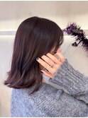 【札幌/impression佐藤】ブリーチ無しボルドーカラー