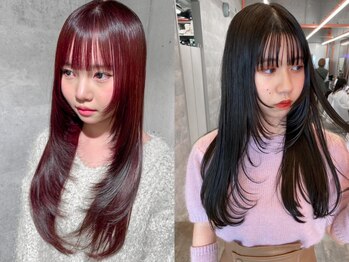 クリーム(CREAM)の写真/【植田駅徒歩1分】顔まわりレイヤーカットもお任せ☆似合う顔まわりカットなら【CREAM】へ！