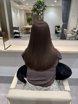 アオ(Ao) Aoヘアスタイル 質感再整カラー×フォギーベージュ