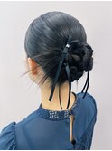 カチモリ/カチモリヘア/韓国風アップ/タイト/トレンド/リボン
