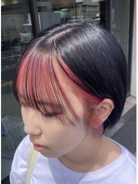 ヘアーサロン デ フォーエバークレール(hairsalon de Forever clair) 30代40代50代60代◎白髪ぼかし顔周りインナー×すっきりショート