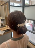 うなじスッキリアップヘア！結婚式 二次会 花嫁 ドレス 着物