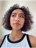 カーリーヘアカーリーパーマ海外風ハードパーマ