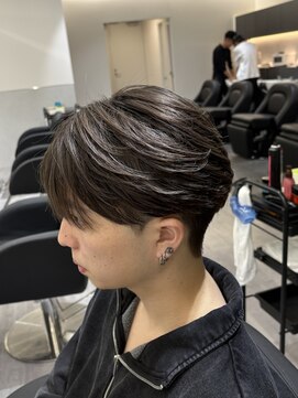 ビカムメンズヘアー 栄店(become men's hair) 色気溢れるシースルーフェザーパーマ/名古屋栄美容室