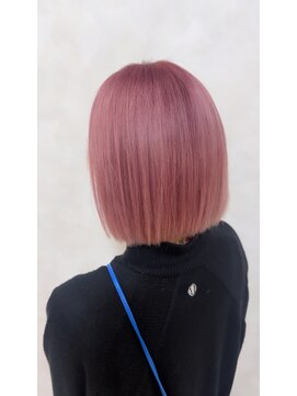 ブリーチ必須！ペールピンクカラー！