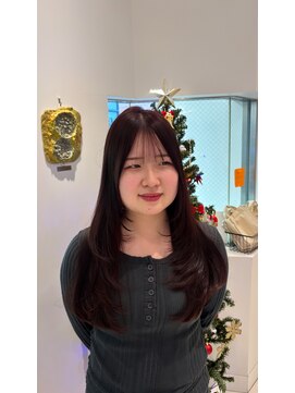 くびれレイヤー/ハッシュカット/トリートメント