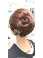 アグ ヘアー ラクエ 二戸店(Agu hair laque)&nbsp;夜会巻き風アップ
