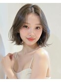 タンバルモリ，韓国，韓国ボブ，透明感カラー，表参道