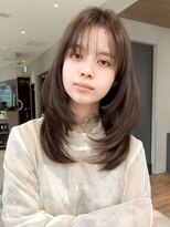 ケーツー エソラ池袋店(K-two)&nbsp;ミディアムレイヤー*顔周りレイヤー*小顔カット*レイヤーカット