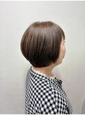 40代50代　ハイライトショートボブ 2604