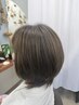 【大人のツヤ髪♪】 オーガニックハーブカラー+うるおい補給型髪質改善TR