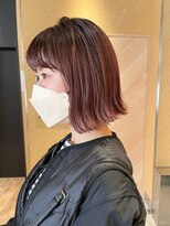 アトレ 梅田店(attrait)&nbsp;ピンクボブ×透明感カラー。大人っぽく仕上げるコツ