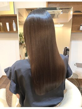 ミッド(mid.)の写真/業界で話題のシナジートリートメントを使用◎一人一人に髪質に合わせた施術で大人美髪に［関目/関目高殿］