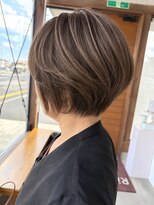 リドル ヘアー 駒生店(Riddle HAIR)&nbsp;重く見せない透明感ショートボブ