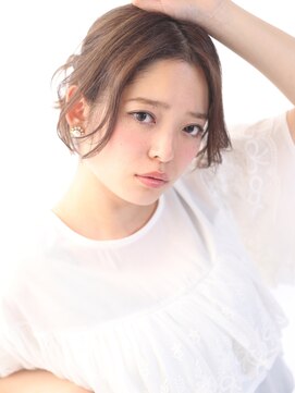 リノ ヘア 横浜西口店(RINO Hair) RINO横浜店 ボブレングス~編みこみアレンジ