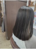 ハイライト/インナーピンクパープル/グレージュカラー