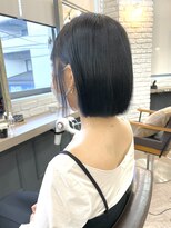 ニューモヘアー 立川(Pneumo hair)&nbsp;ネイビーブルー☆ボブ