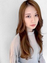 オーブ ヘアー アイリス 博多店(AUBE HAIR iris) 20代・30代_顔回りレイヤーロング