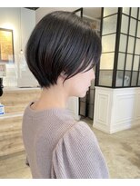 アテナ 六本松店(ATENA)&nbsp;30代/40代/50代小顔前下がり黒髪ショートボブ