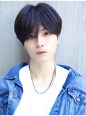 韓流シースルーマッシュ ナチュラルマッシュ シースルーバング