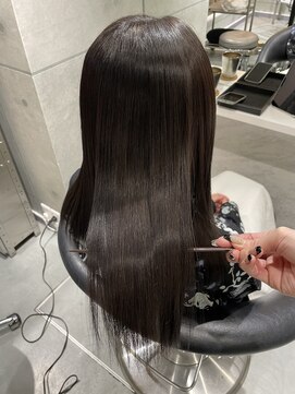 ジンジャー(GINGER) 新髪質改善×トリートメント×サラ髪