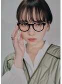 大人可愛いマッシュショート×シースルーバング