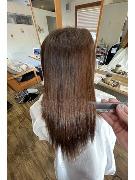 ラミール 学園店(lamiell) ロング/髪質改善/縮毛矯正/髪質改善ストレート/ツヤ髪