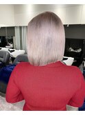【表参道elyts】ホワイトグレージュ×ボブ