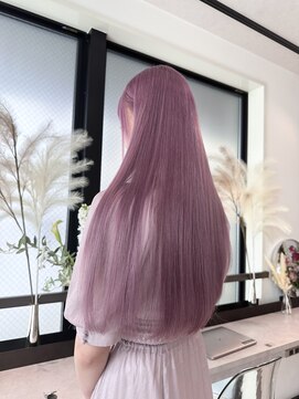 シンシェアサロン 原宿店(Qin shaire salon) 韓国ハイトーン ハイトーンロング ピンクカラー