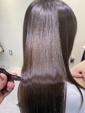 アネ(annee) 透明感グレージュカラー☆艶髪METEOトリートメント【髪質改善】