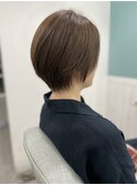 大人可愛い30代40代50ショートボブショート丸みショート