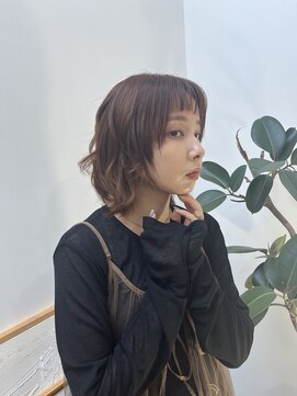 サンクチュアリー ウィズ コネクト(Sanctuary with connect) ショートウルフナチュラルパーマ