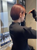 【eddie】丸みショート×赤髪
